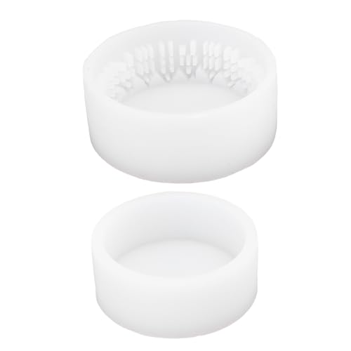 Gonetre Kerzenhalter Form Runde Hohl Haus Silikon Dekorative Kunst Kerzenhalter Form für DIY Handarbeiten Kreatives Design Inspiriert von Schloss mit Empfindlichen Hohlen Mustern Ideal für (X727) von Gonetre