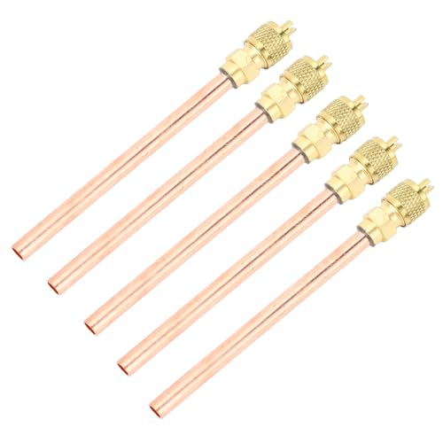 Gonetre Klimaanlagenprüfventil Langlebige Erosionsbeständige Kupfer -Messing -HLK -Service -Zugangsventil für R22 R12 Pipelines Home Kältemittel Reparatur 5pcs Set Gonetre Klimaanlagenprüfventil Langlebige Erosionsbeständige Kupfer -Messing -HLK -Service -Zugangsventil für R22 R12 Pipelines Home Kältemittel Reparatur 5pcs Set von Gonetre