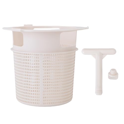Gonetre Pool Skimmerkorb Universal Heavy ABS BOOL Debris -Filtrationskorb mit Griff für Pool -Wartungs -Schwimmbadzubehör von Gonetre