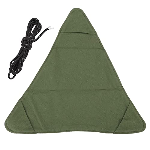 Gonetre Stativhocker Stoff Tragbares Faltbares Dreieck Stuhl Stoff Handwerk Anti -Scratch Canvas Campinghocker Tuch Zum Angeln Im Freien Camping Wandern (Grün) von Gonetre