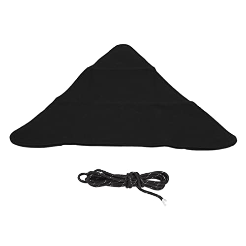 Gonetre Stativhocker Stoff Tragbares Faltbares Dreieck Stuhl Stoff Handwerk Anti -Scratch Canvas Campinghocker Tuch Zum Angeln Im Freien Camping Wandern (Schwarz) von Gonetre