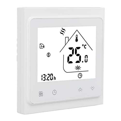 Gonetre Thermostat Heizkessel, Heizkessel, Thermostat Bht 002 gc Programmierbarer Thermostat Heizkessel, digitales Thermostat mit Touchscreen, mit LCD-Bildschirm von Gonetre