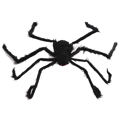 Halloween beleuchtete gruselige Spinne, große Spinnen, aus Plüsch, Zubehör für Halloween-Party, 4,1 Fuß Halloween beleuchtete gruselige Spinne, große Spinnen, aus Plüsch, Zubehör für Halloween-Party, 4,1 Fuß von Gonetre