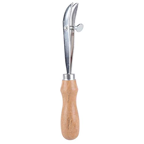 Leder-Raser, Lederkantenschneider, Lederkantenschneider, Schälwerkzeug, Heimwerker, Holzgriff, Lederhandwerk, Arbeitswerkzeug von Gonetre