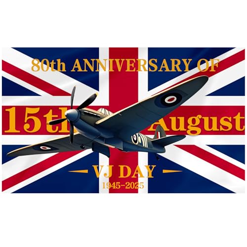 vj day 80th anniversary flag 2025 von Gonggi