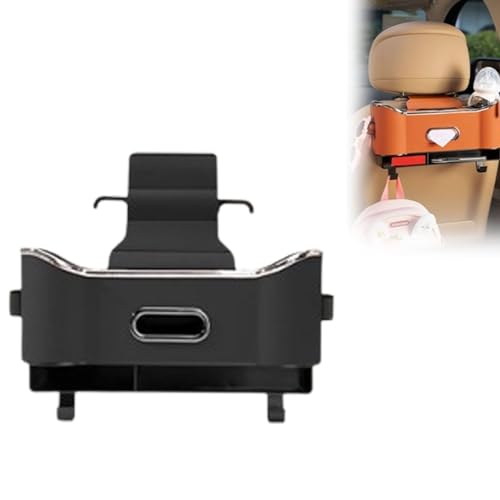 2024 Best Multifunctional Car Seat Back Storage Box,Car Back Seat Organizer,Tissue Box and Storage Box Hook,Multi-Functional Storage,Car Organizer For Home And Travel (Black) von Goniome