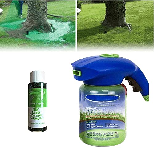 Green Grass Lawn Spray, Household Seeding Liquid Lawn Spray, Hot Liquid Seeding Grass Lawn Green Spray, Can Make Green Grass Seeds Fast Growing (Nutrient Solution And Bottl No Seed) von Goniome