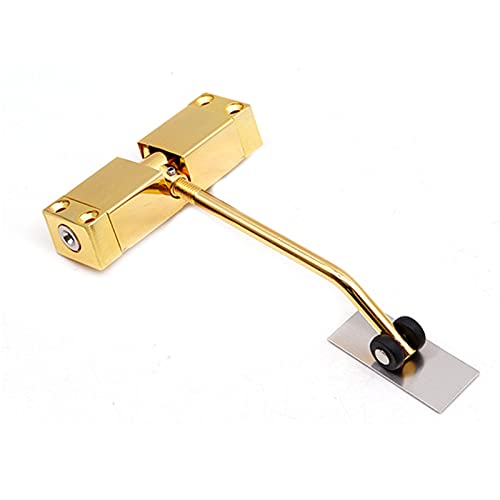 1 STÜCKE Automatischer Türschließer Automatischer Federtürschließer Hydraulische Türschließer Türschließer Silent mit Schrauben für Innentüren mit Schrauben für Zimmertüren(Gold) von Gonnely