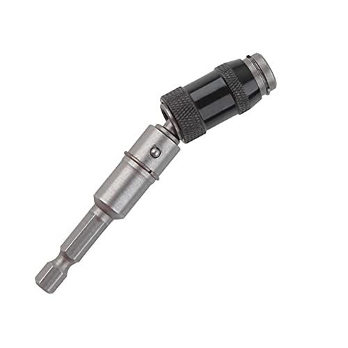 Magnetischer Bithalter - Universal-Schnellwechseladapter 1/4 Zoll Sechskantgriff Schwenkbarer Bitspitzenhalter Flexibler Schraubendreher-Bithalter Verlängerungsstange für enge Räume (Schwarz + Silber) Magnetischer Bithalter - Universal-Schnellwechseladapter 1/4 Zoll Sechskantgriff Schwenkbarer Bitspitzenhalter Flexibler Schraubendreher-Bithalter Verlängerungsstange für enge Räume (Schwarz + Silber) von Gonnely