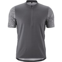 Gonso Radtrikot "Adventure Jersey Halfzip M", Herren Fahrradtrikot kurzarm, Rückentasche mit RV, Quick-Dry, Slim Fit von Gonso