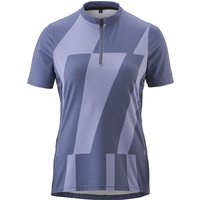 Gonso Radtrikot "Adventure Jersey Halfzip W", Damen Fahrradtrikot kurzarm, Rückentasche mit RV, Quick-Dry, Slim Fit von Gonso