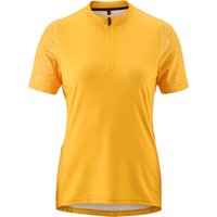 Gonso Radtrikot "Adventure Jersey Halfzip W", Damen Fahrradtrikot kurzarm, Rückentasche mit RV, Quick-Dry, Slim Fit von Gonso
