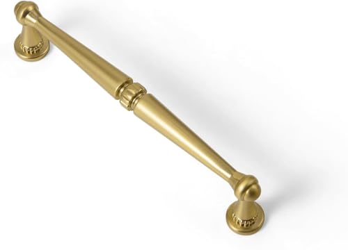 Goo-Ki 066TLS-192 Schubladengriffe aus gebürstetem Messing, 6 Stück von Goo-Ki