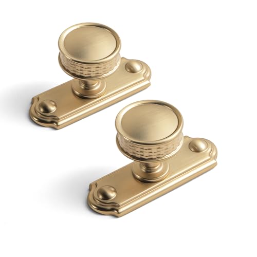 Goo-Ki 9650DK-UBR-C Schrank-/Schubladenknöpfe mit Rückplatte/Grundplatte, Zinklegierung, 6 Stück, Champagner-Bronze, Einzelschraube, Zuggriffe für Küchenschrank, 6 Stück Goo-Ki 9650DK-UBR-C Schrank-/Schubladenknöpfe mit Rückplatte/Grundplatte, Zinklegierung, 6 Stück, Champagner-Bronze, Einzelschraube, Zuggriffe für Küchenschrank, 6 Stück von Goo-Ki