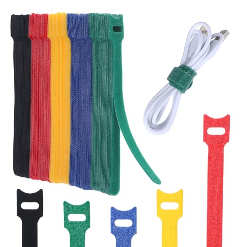 100 Stück 12 mm*150 mm Klett Kabelbinder Kabel Klettband Klettbänder Cable Ties Wiederverwendbare Kabelbinder Wiederverschließbar Klettband Kabelbinder Klettverschluss Schwarz Grün Blau Gelb Rot 100 Stück 12 mm*150 mm Klett Kabelbinder Kabel Klettband Klettbänder Cable Ties Wiederverwendbare Kabelbinder Wiederverschließbar Klettband Kabelbinder Klettverschluss Schwarz Grün Blau Gelb Rot von GooDengFull