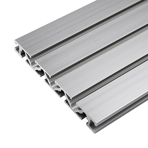GooEquip Aluminiumprofil 120X15L 1 Stück 800mm 15120 Silber Eloxiert Aluminium Profil 120X15 Alu Profil 120 x 15 Montage Systemprofil Konstruktionsprofil Standardlänge 800mm von GooEquip
