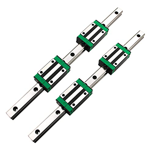 GooEquip Linearschiene 600mm HGR15 Linear-Gleitschienen-Set 2X HGR15-600mm Linear-Gleitschiene + 4X HGH15CA Lagerblock Linearführung Schiene für Automatisierte Maschinen und Geräte GooEquip Linearschiene 600mm HGR15 Linear-Gleitschienen-Set 2X HGR15-600mm Linear-Gleitschiene + 4X HGH15CA Lagerblock Linearführung Schiene für Automatisierte Maschinen und Geräte von GooEquip