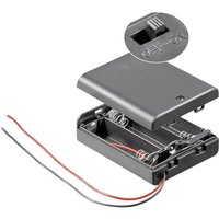 Goobay - 12445 Batteriebox 3x Mignon (aa) Kabel (l x b x h) 68.5 x 48 x 18.7 mm von Goobay