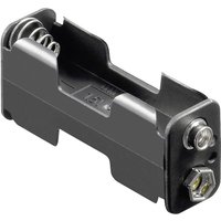 Goobay - 12461 Batteriehalter 2x Mignon (aa) Druckknopfanschluss (l x b x h) 60 x 26 x 16.5 mm von Goobay