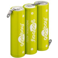 Goobay - 3x aa (Mignon) Akku - 2100 mAh, Lötfahne (z), LSD-NiMH Akku (Ready-to-Use), 3,6 v. von Goobay