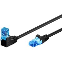 Cat 6A Patchkabel 1x 90° gewinkelt, u/utp, schwarz, Kupferkaschierter Aluminiumleiter (cca), Rastnase oben. Kabellänge 1 m Cat 6A Patchkabel 1x 90° gewinkelt, u/utp, schwarz, Kupferkaschierter Aluminiumleiter (cca), Rastnase oben. Kabellänge 1 m von Goobay