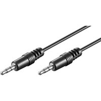 Audio Verbindungskabel aux, 3,5 mm Stereo, cu, Klinke 3,5 mm Stecker (3-Pin, stereo) Klinke 3,5 mm Stecker (3-Pin, stereo). Kabellänge 5 m Audio Verbindungskabel aux, 3,5 mm Stereo, cu, Klinke 3,5 mm Stecker (3-Pin, stereo) Klinke 3,5 mm Stecker (3-Pin, stereo). Kabellänge 5 m von Goobay