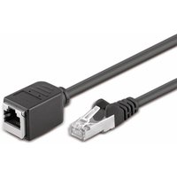 Goobay - CAT.5e-Verlängerungskabel, 10 m, schwarz von Goobay