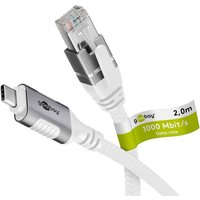 Ethernet-Kabel CAT6 usb-c 3.1 auf RJ45 2m - Goobay von Goobay