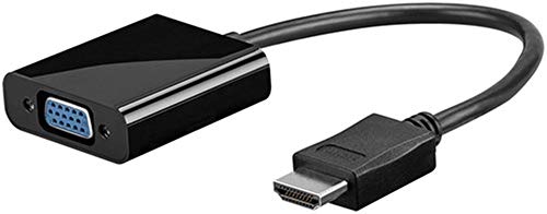 Goobay 71803 HDMI/VGA Adapter, Vernickelt, HDMI-Stecker (Typ A) > VGA-Buchse (15-polig) von goobay