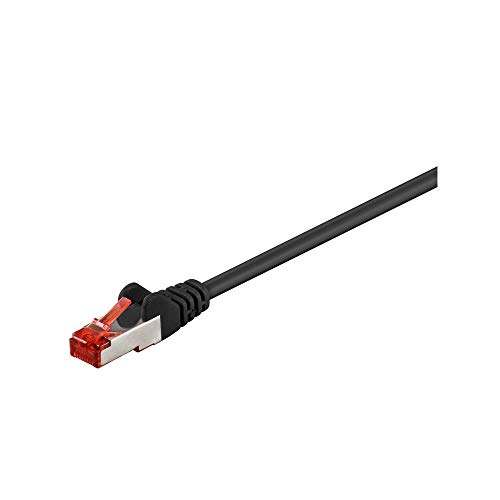 Goobay 95572 CAT 6 Patchkabel, S/FTP (PiMF), Schwarz von goobay