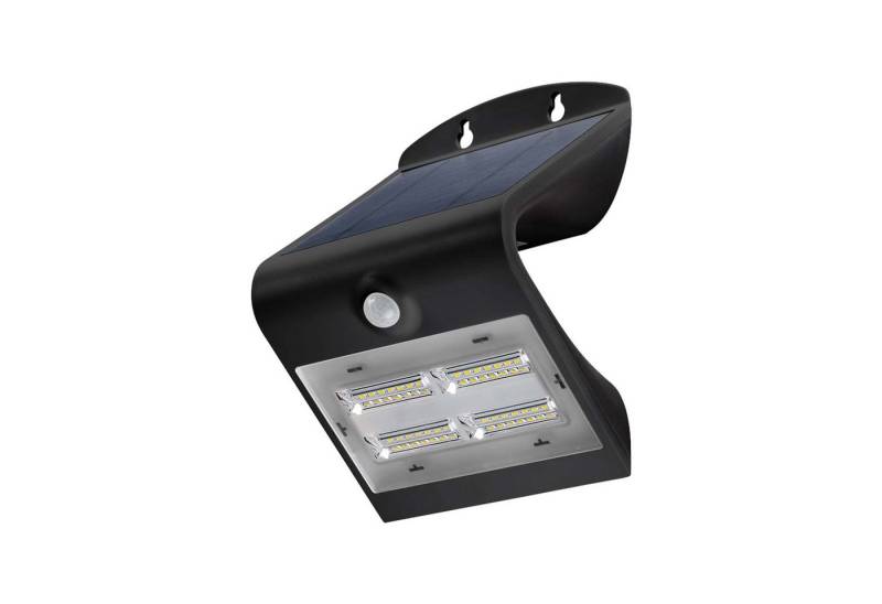 Goobay LED Solarleuchte GOOBAY Solar LED-Wandleuchte mit Bewegungsmelder, 3,2 W, schwarz von Goobay