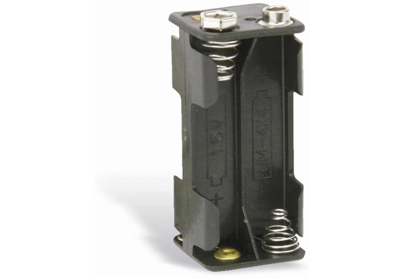 Goobay Batteriebox GOOBAY Batteriehalter, 4x Micro, Clipanschluss von Goobay