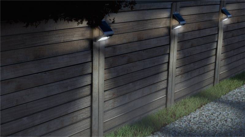 Goobay Bewegungsmelder goobay LED Solar Wandleuchte mit Bewegungsmelder 1,5 W schwarz von Goobay