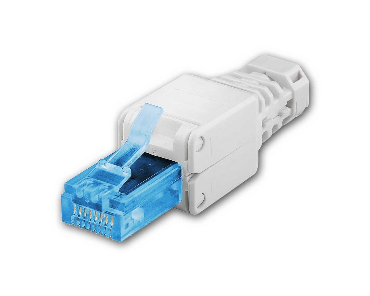 Goobay DIN-Stecker Werkzeugfreier RJ45 Stecker CAT 6A UTP ungeschirmt Goobay DIN-Stecker Werkzeugfreier RJ45 Stecker CAT 6A UTP ungeschirmt von Goobay