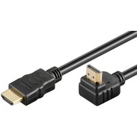 Goobay - High-Speed-HDMI™-90°-Kabel mit Ethernet, 4K/60Hz. Kabellänge 1 m von Goobay