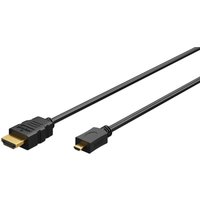 Goobay - High-Speed-HDMI™-Kabel auf Micro-HDMI™, 4K/60Hz. Kabellänge 1 m von Goobay