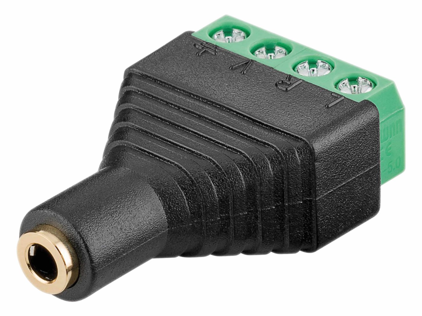 Goobay Klemmen GOOBAY Terminal Block 59200, 4-pin auf 3,5 mm von Goobay