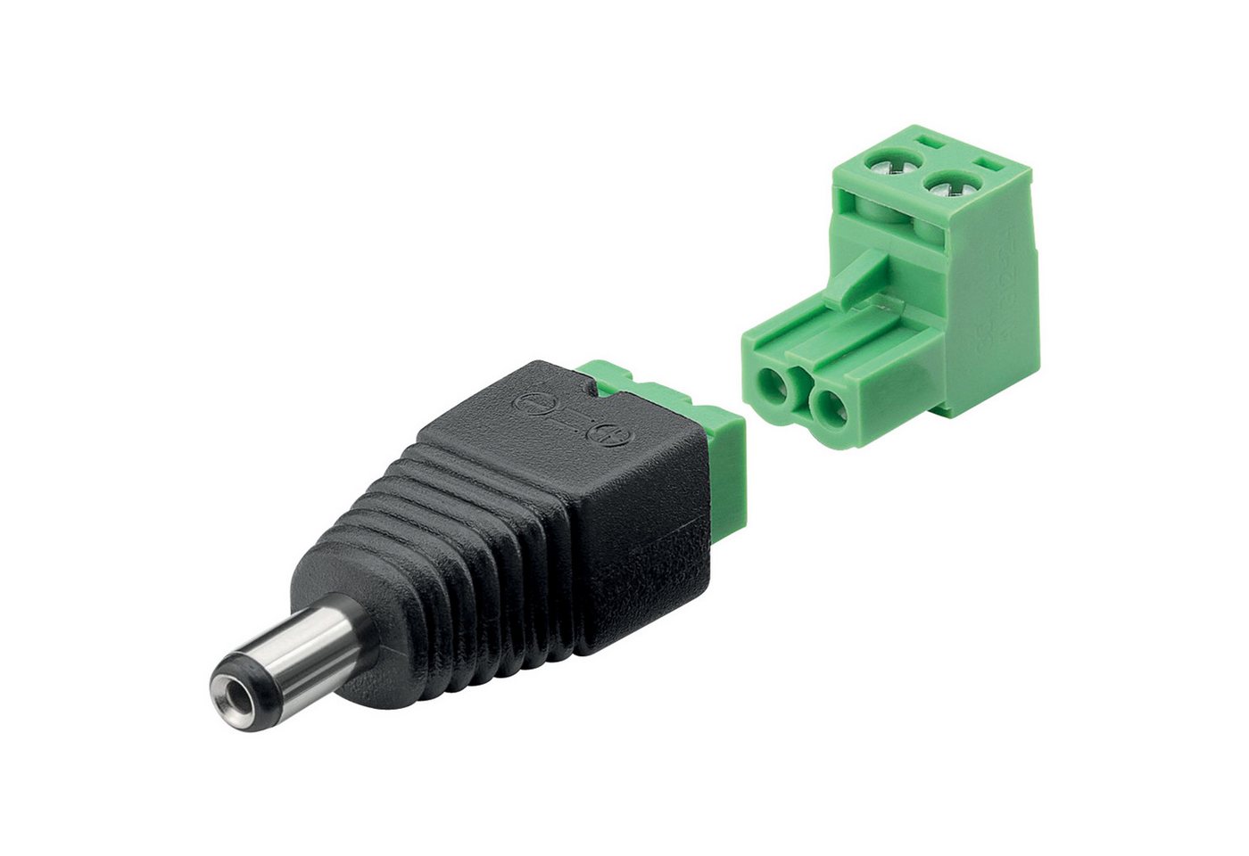 Goobay Klemmen GOOBAY Terminal Block 76744, 2-pin auf DC-Stecker von Goobay