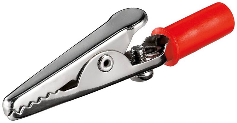 Goobay Krokodilklemme goobay Krokodilklemme mit Schraube rot 55 mm (Bulk) von Goobay