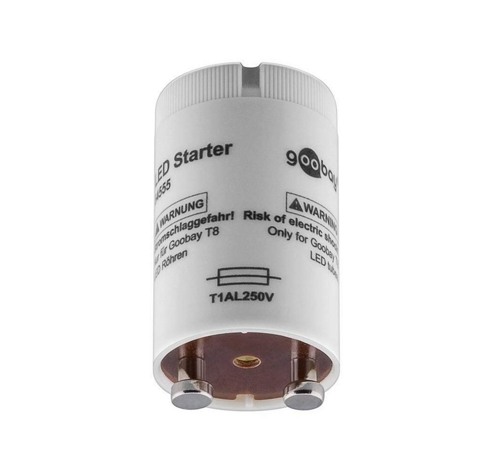 Goobay LED-Leuchtmittel Goobay 54555 LED Starter, Für LED Röhre T8, 2er Set Goobay LED-Leuchtmittel Goobay 54555 LED Starter, Für LED Röhre T8, 2er Set von Goobay