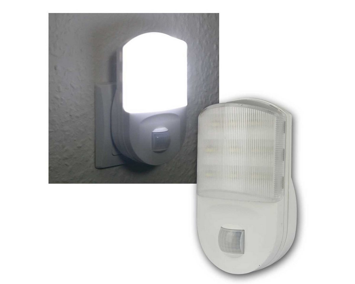 Goobay LED Nachtlicht LED-Nachtlicht mit Bewegungsmelder, kaltweiß, PIR Goobay LED Nachtlicht LED-Nachtlicht mit Bewegungsmelder, kaltweiß, PIR von Goobay