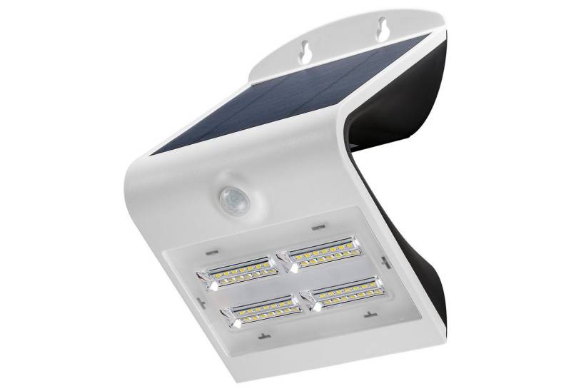 Goobay LED Solarleuchte LED Solar Außenstrahler mit Bewegungsmelder 3,2 W Scheinwerfer, LED fest integriert, Neutralweiß, 4000 K / 400 lm / Hochwertiges Solarpanel / Weiß Goobay LED Solarleuchte LED Solar Außenstrahler mit Bewegungsmelder 3,2 W Scheinwerfer, LED fest integriert, Neutralweiß, 4000 K / 400 lm / Hochwertiges Solarpanel / Weiß von Goobay