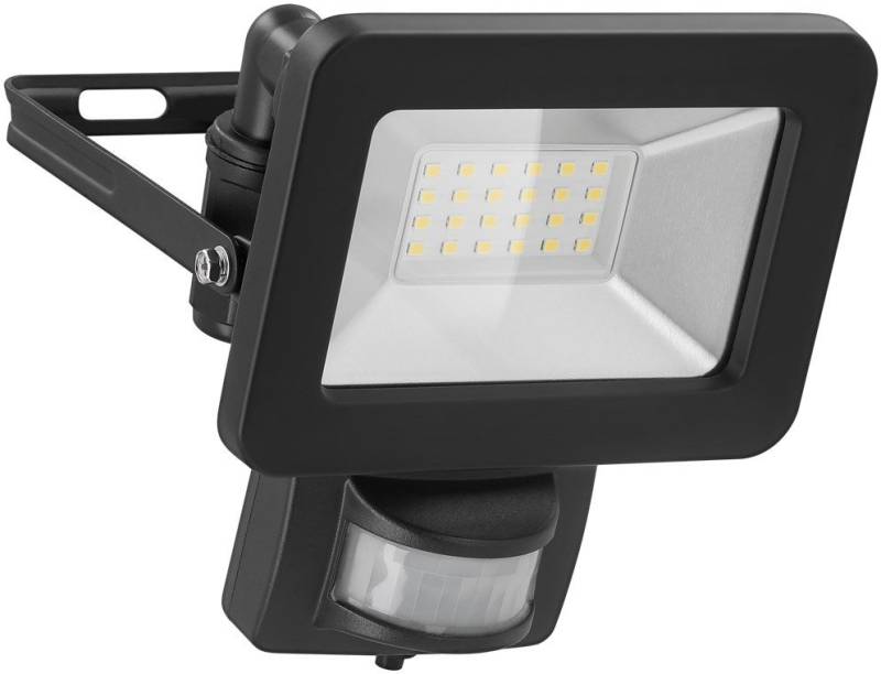 Goobay Lampenfassung LED-Außenstrahler 20 W mit Bewegungsmelder mit 1700 lm neutralweißem L von Goobay