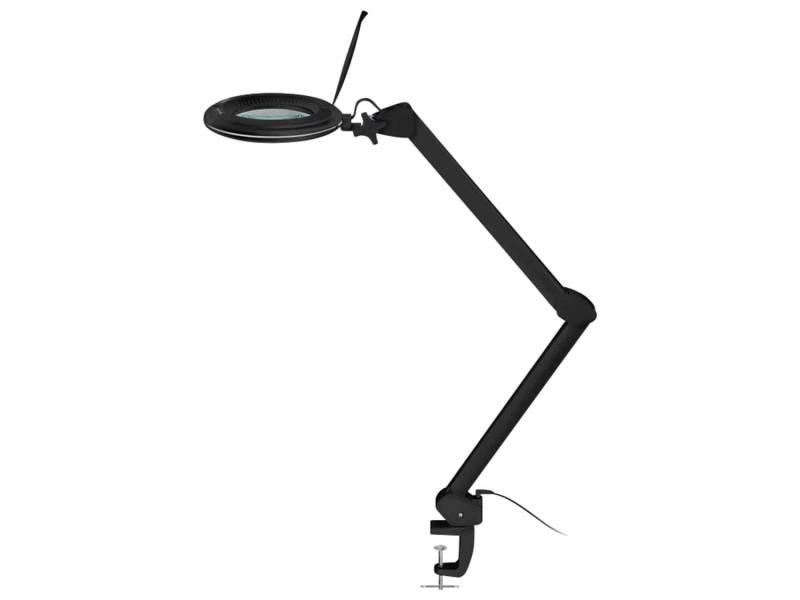 Goobay Led Klemmleuchte Lupenlampe Arbeitsplatzleuchte 10 W 800lm Dimmbar Schwarz B-Ware von Goobay