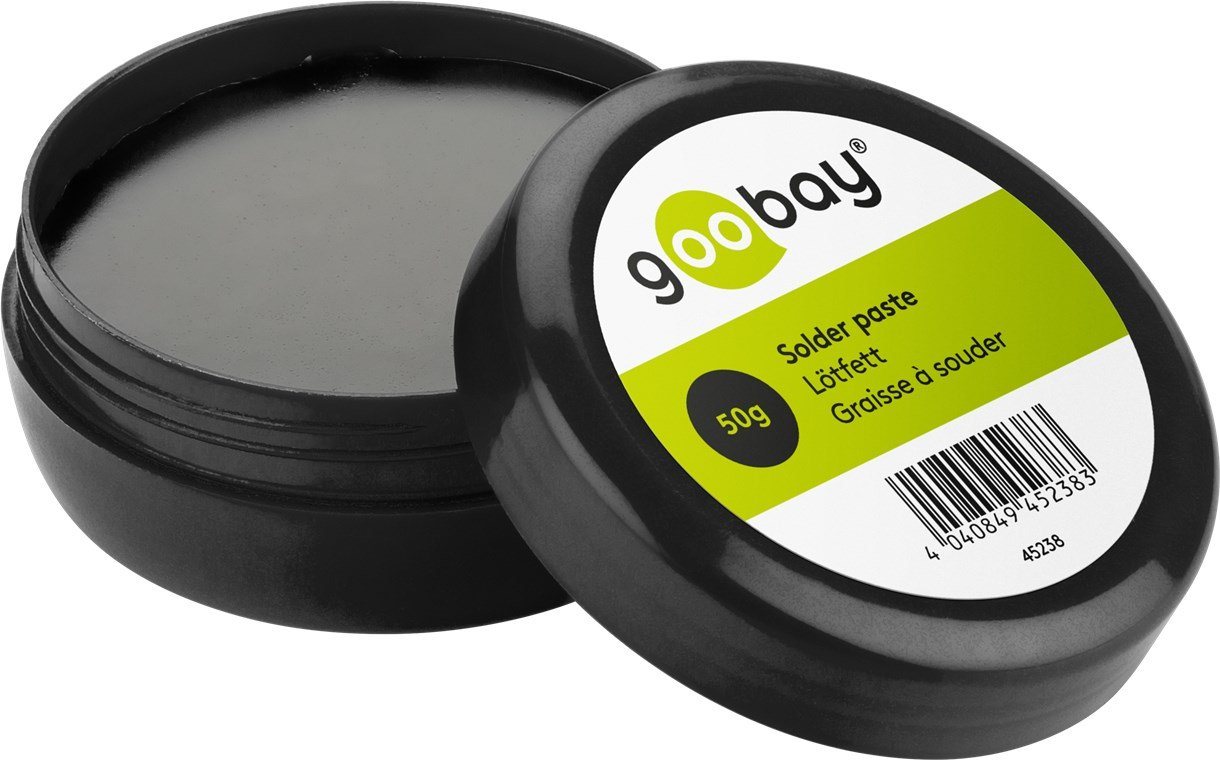 Goobay Lötkolben Goobay Lötfett Dose, 50 g - Lötpaste zum Löten von Elektronikbauteile von Goobay