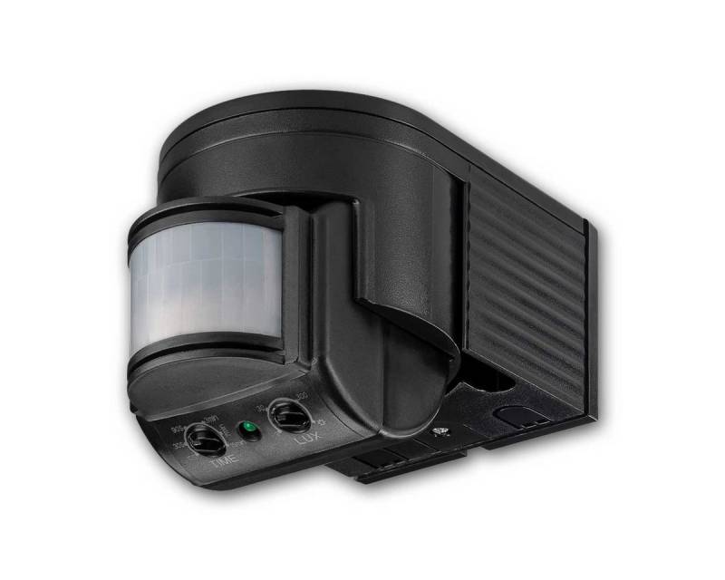 Goobay Bewegungsmelder Wand-Bewegungsmelder 180° LED geeignet, schwarz Goobay Bewegungsmelder Wand-Bewegungsmelder 180° LED geeignet, schwarz von Goobay