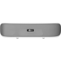 SoundBar, Stereo-Lautsprecher mit Plug & Play und AUX-Eingang. Farbversion Weiß von Goobay