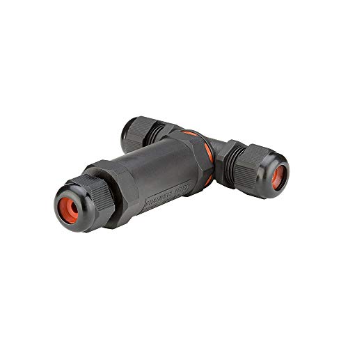 Goobay 81286 Outdoor T-Stück Kabelverbinder wasserdicht IP68 / 3 polige Kabelmuffe / Stromkabel verbinden LSA / Außenbereich T Verbindungsmuffe Goobay 81286 Outdoor T-Stück Kabelverbinder wasserdicht IP68 / 3 polige Kabelmuffe / Stromkabel verbinden LSA / Außenbereich T Verbindungsmuffe von goobay