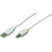 LogiLink USB-Kabel USB 2.0 USB-A Stecker, USB-B Stecker 1.80m Grau CU0007 LogiLink USB-Kabel USB 2.0 USB-A Stecker, USB-B Stecker 1.80m Grau CU0007 von Logilink