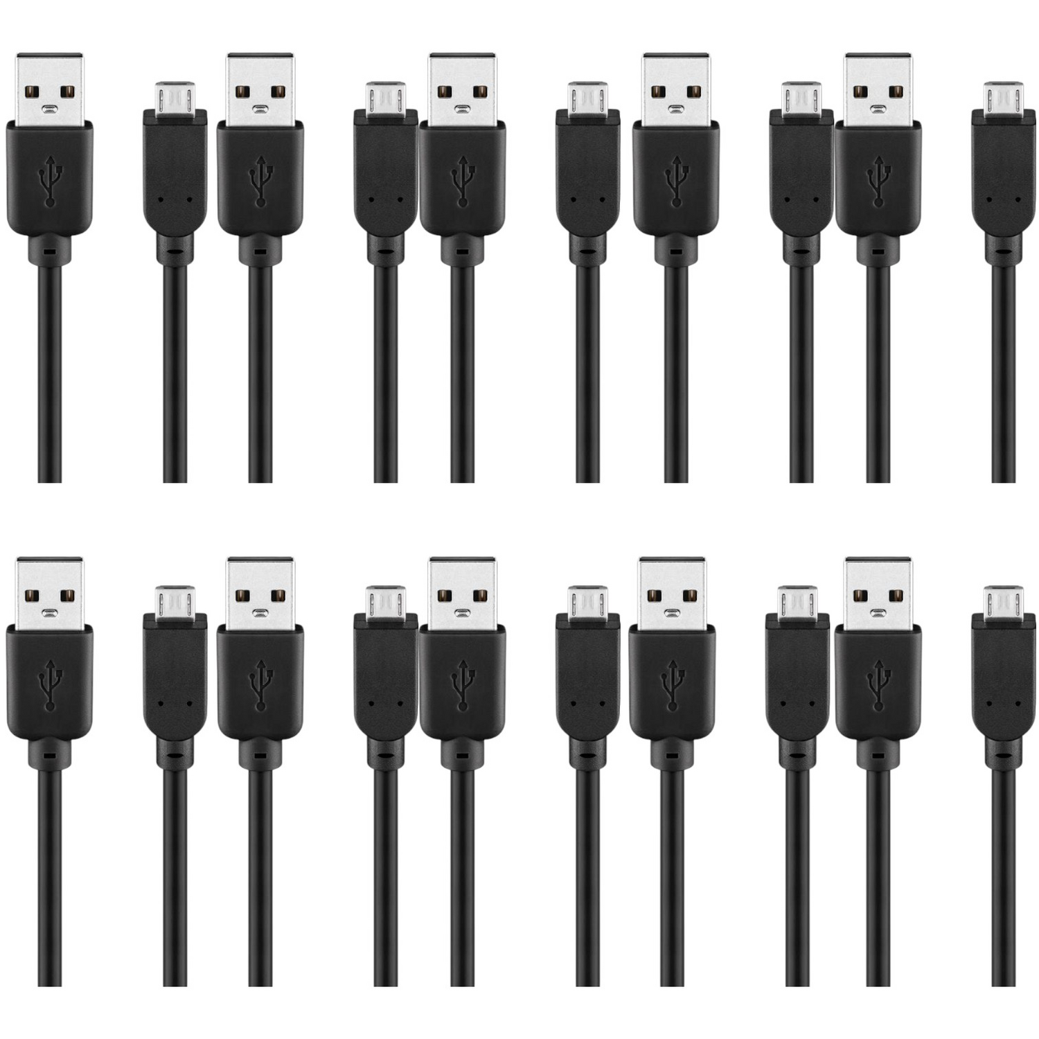 Goobay Usb 2.0 A/Micro Usb 2.0 B 10 M Adapterkabel Anschlusskabel 10 Stück B-Ware von Goobay